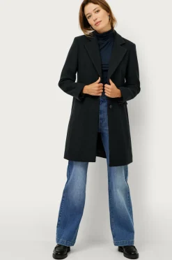 Ellos Collection Enkeltradet uldfrakke