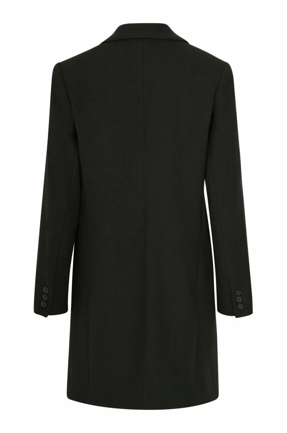 Ellos Collection Enkeltradet uldfrakke