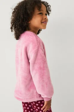 Ellos Collection Fleecetrøje med broderi