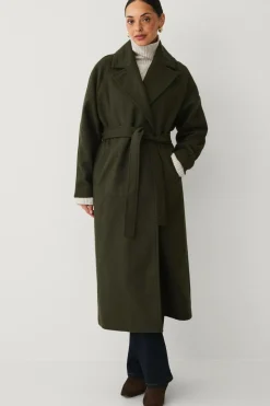 Ellos Collection Frakke med bindebælte