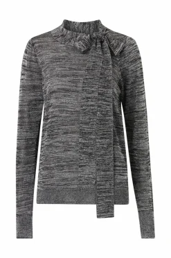 Ellos Collection Glitrende top med bindebånd