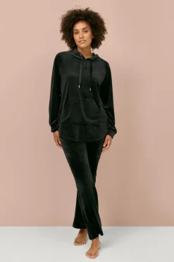 Ellos Collection Hættetrøje i velour