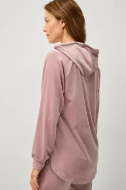 Ellos Collection Hættetrøje i velour