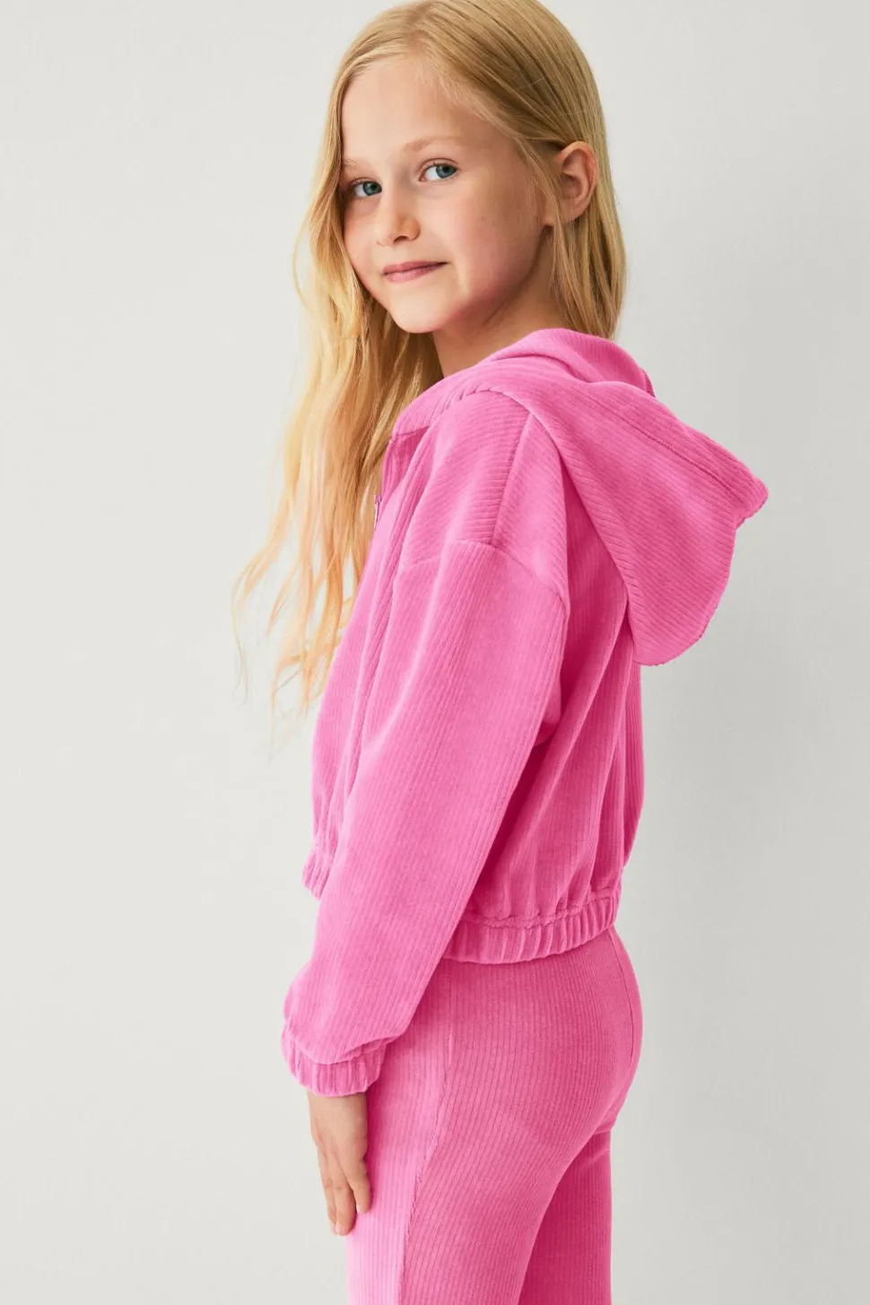 Ellos Collection Hættetrøje i velour