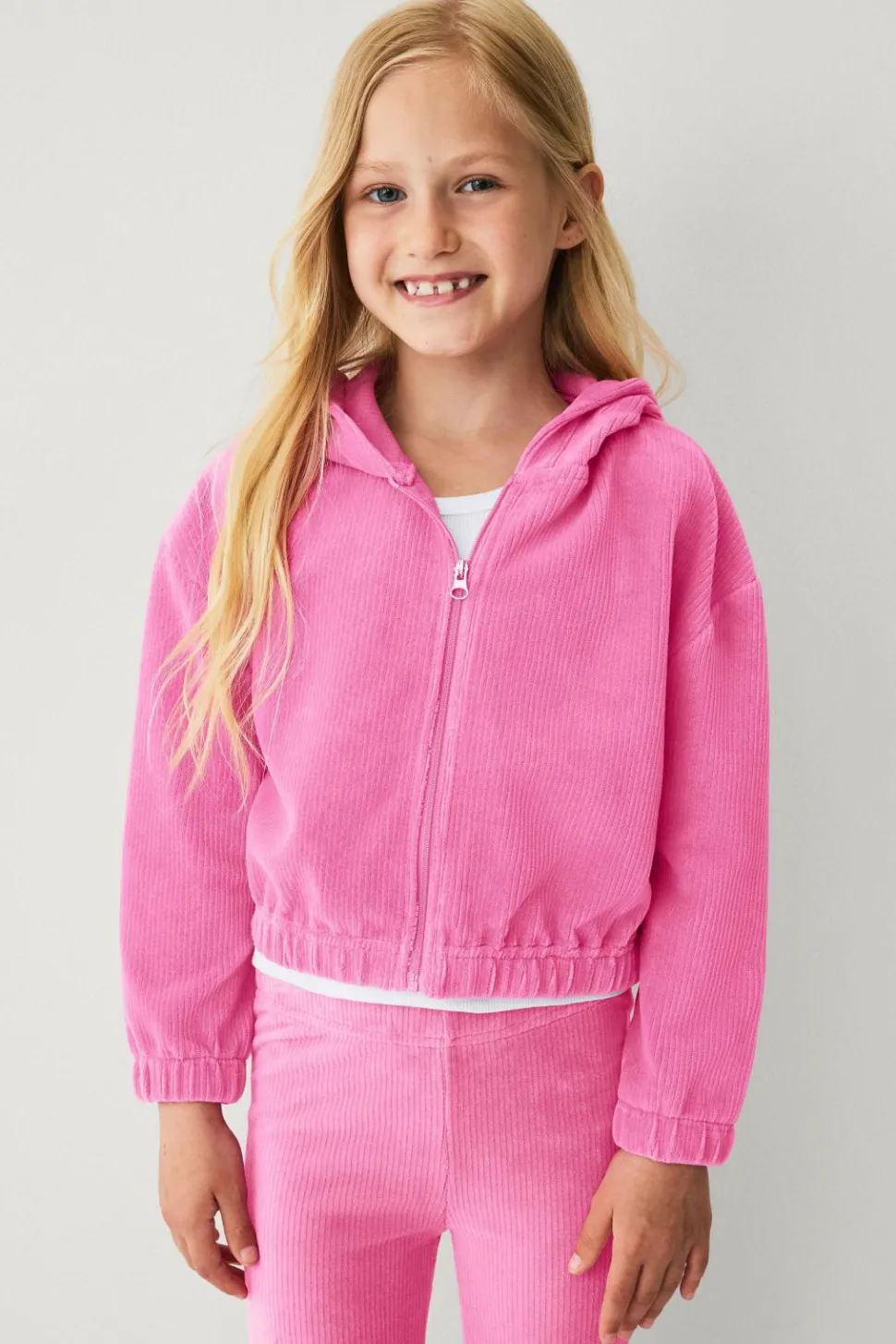 Ellos Collection Hættetrøje i velour