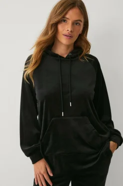 Ellos Collection Hættetrøje i velour