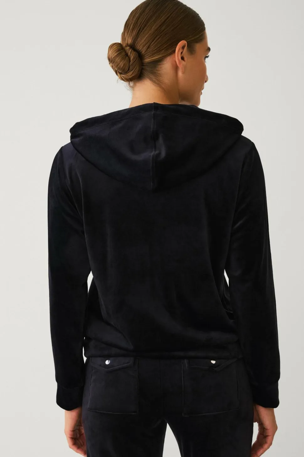 Ellos Collection Hættetrøje i velour