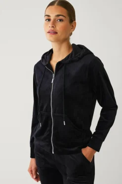 Ellos Collection Hættetrøje i velour