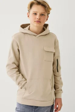 Ellos Collection Hættetrøje med brystlomme