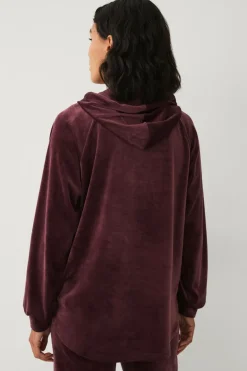 Ellos Collection Hættetrøje i velour
