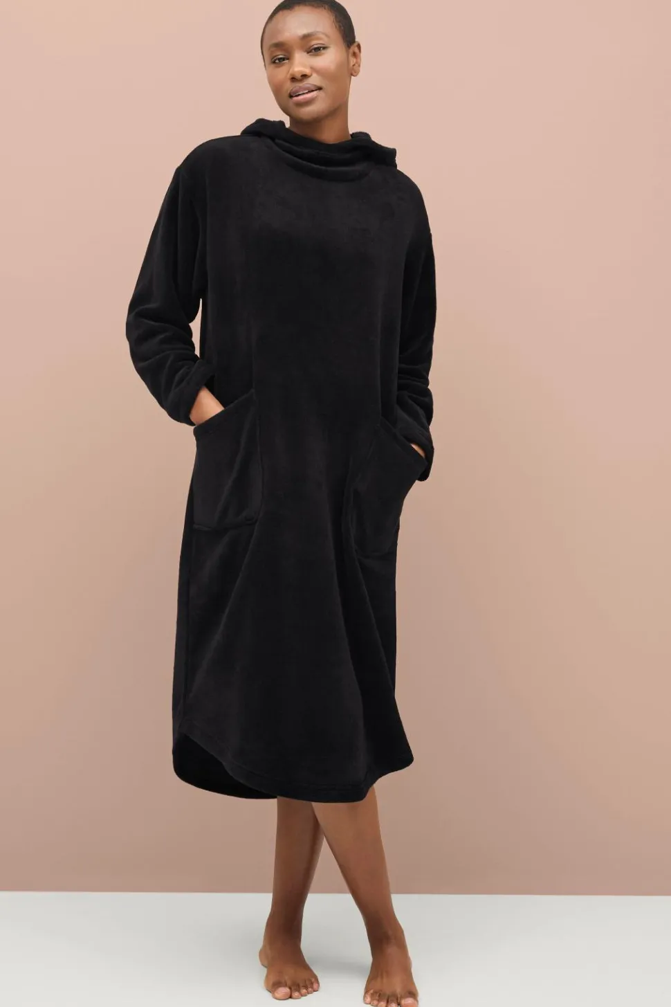 Ellos Collection Hyggelig kjole i fleece