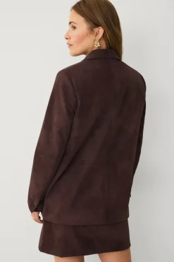 Ellos Collection Jakke i imiteret ruskind