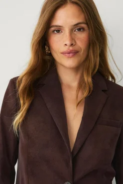 Ellos Collection Jakke i imiteret ruskind