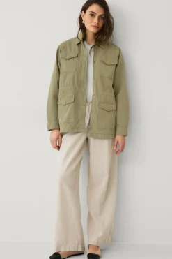 Ellos Collection Jakke i bomuldstwill