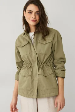 Ellos Collection Jakke i bomuldstwill