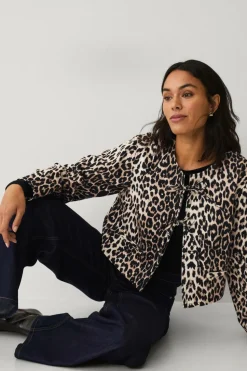 Ellos Collection Jakke med leopardprint