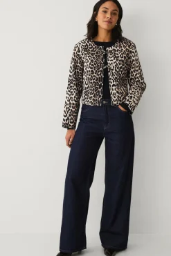 Ellos Collection Jakke med leopardprint