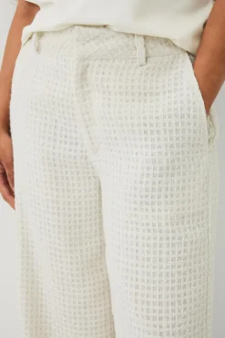 Ellos Collection Jakkesætsbukser med brede ben og høj talje