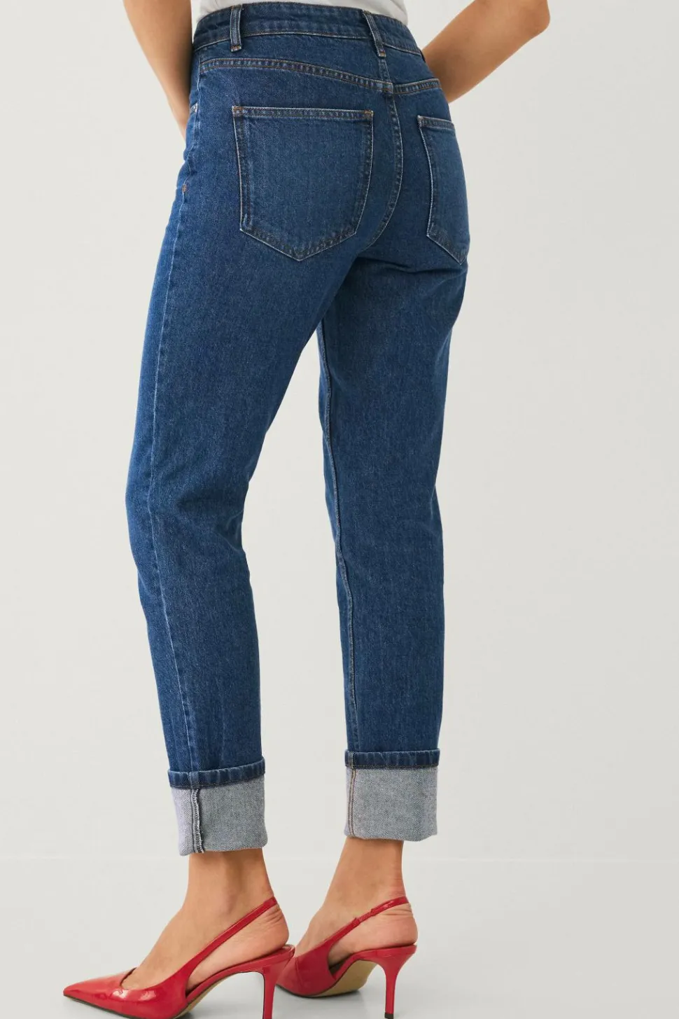 Ellos Collection Jeans Slim Straight Folded