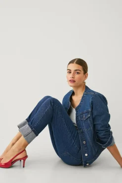 Ellos Collection Jeans Slim Straight Folded