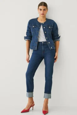 Ellos Collection Jeans Slim Straight Folded