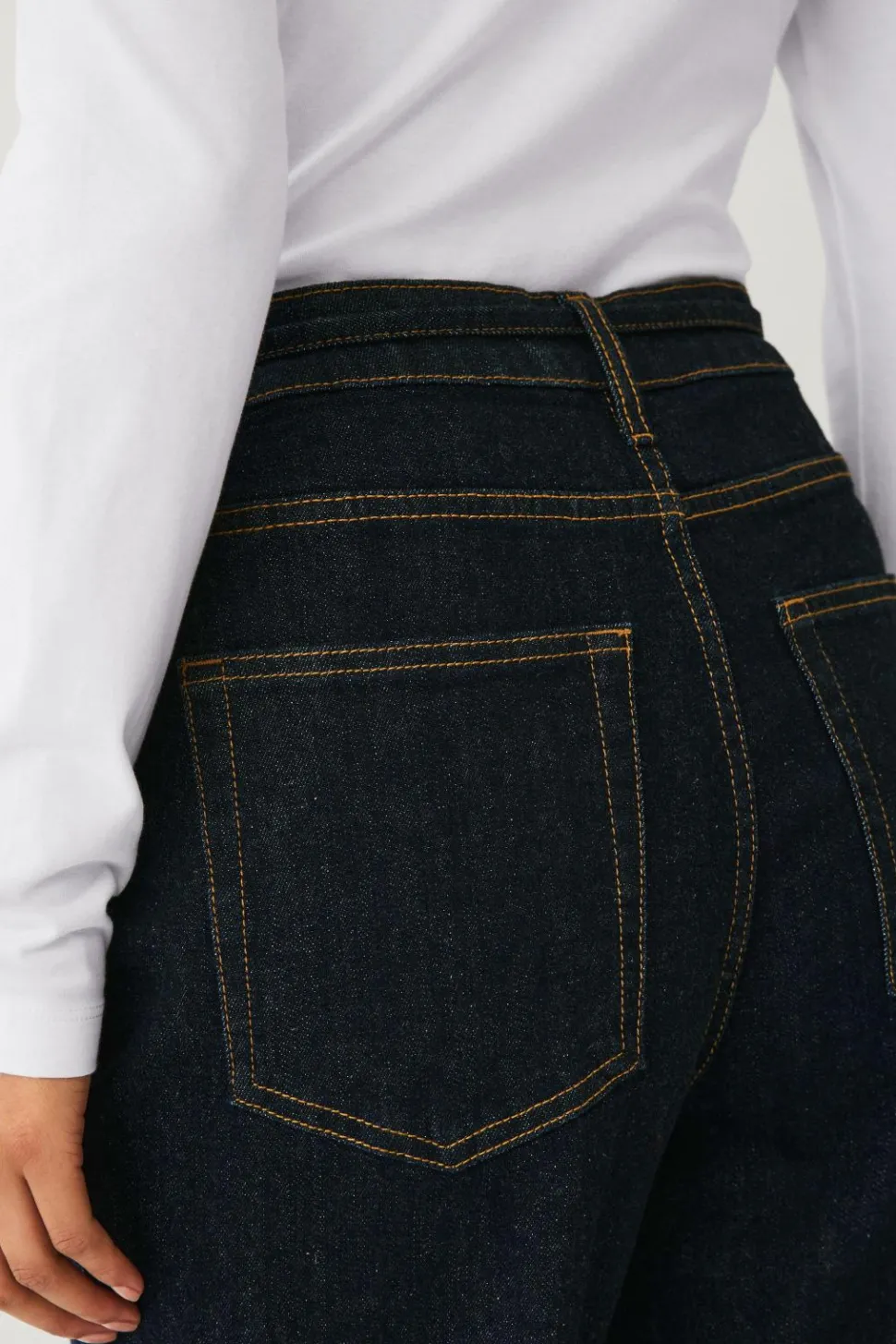 Ellos Collection Jeans med brede ben og bindebånd i taljen