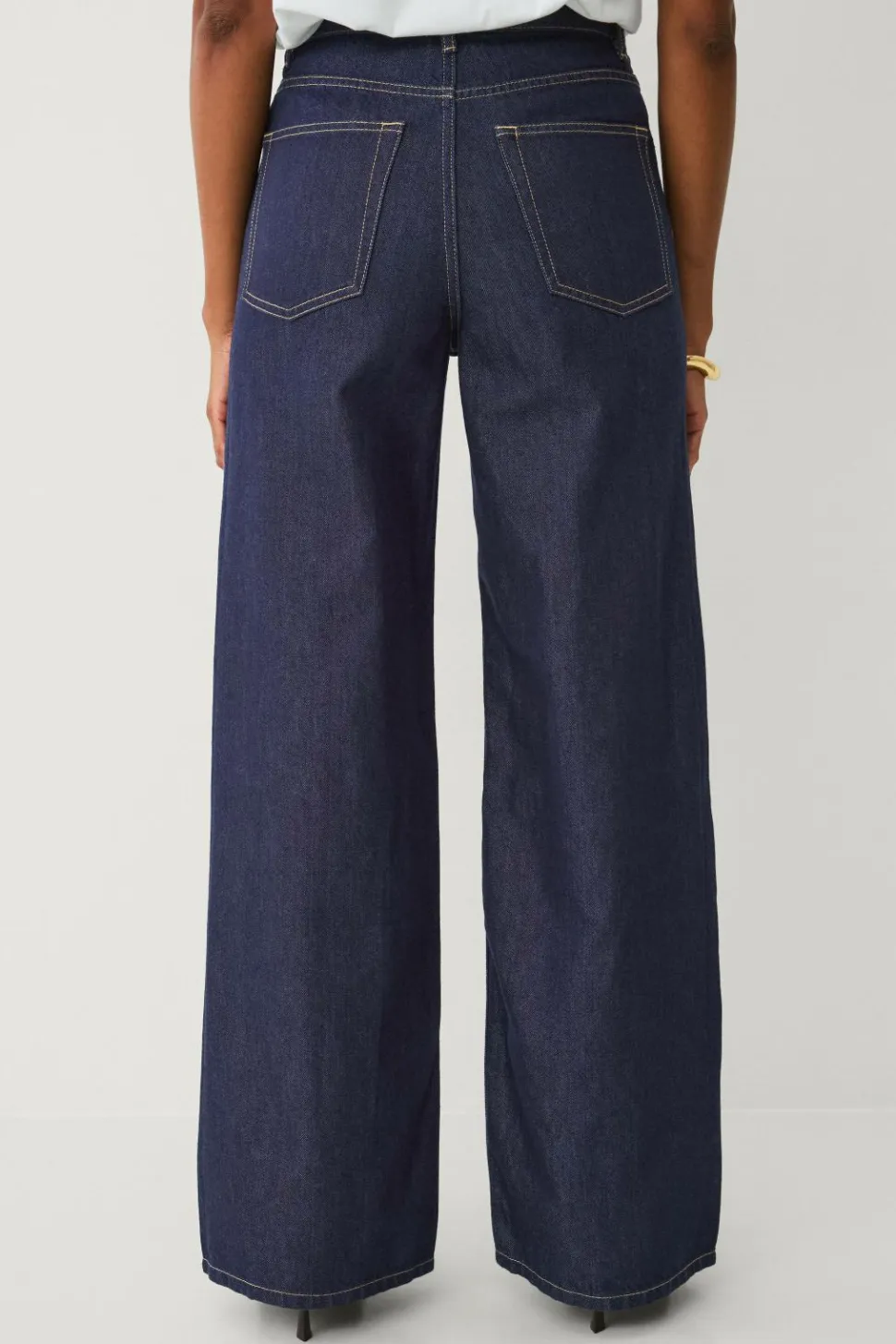 Ellos Collection Jeans med brede ben og høj talje