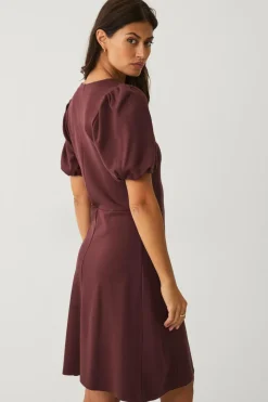 Ellos Collection Jerseykjole med pufærmer