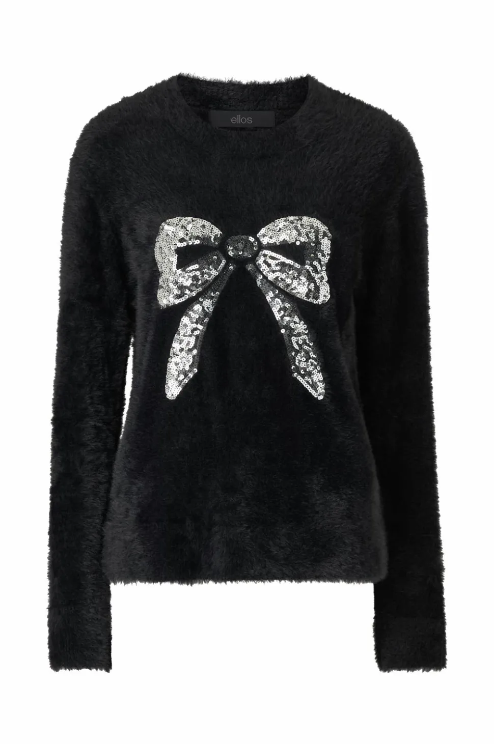 Ellos Collection Julesweater med dekorativt julemotiv