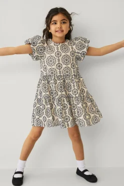 Ellos Collection Kjole med ballonærmer