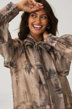 Ellos Collection Kjole med bindebånd