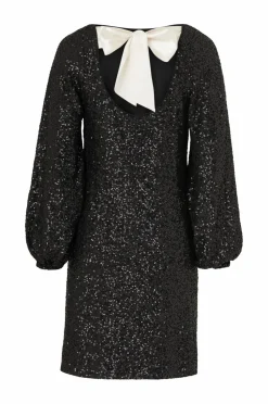 Ellos Collection Kort pailletkjole med en sløjfe