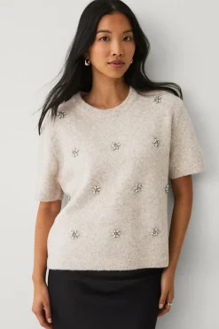 Ellos Collection Kortærmet, strikket trøje