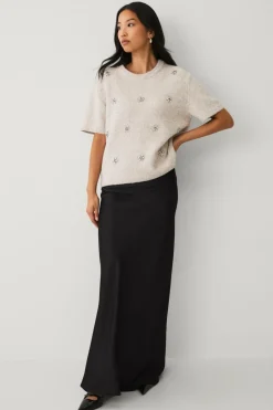 Ellos Collection Kortærmet, strikket trøje