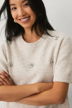 Ellos Collection Kortærmet, strikket trøje