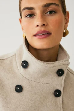 Ellos Collection Kort dobbeltradet frakke