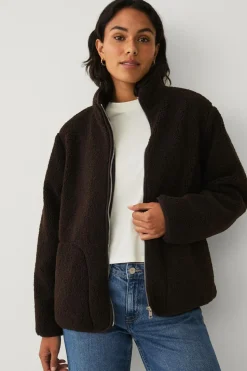 Ellos Collection Kort fleecejakke