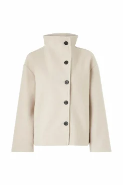 Ellos Collection Kort frakke med høj krave