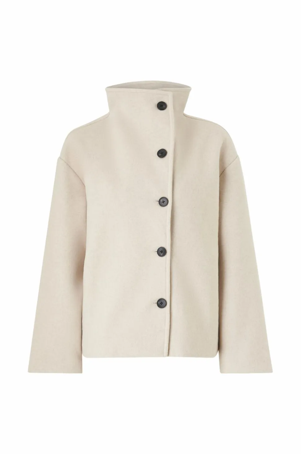 Ellos Collection Kort frakke med høj krave