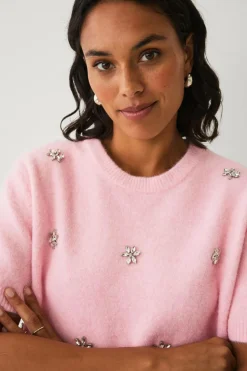 Ellos Collection Kortærmet, strikket trøje