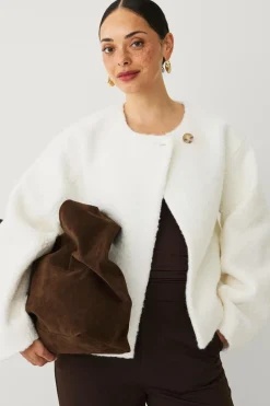 Ellos Collection Kort jakke med struktur