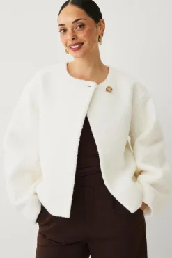 Ellos Collection Kort jakke med struktur