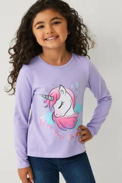 Ellos Collection Langærmet top med tryk