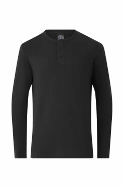 Ellos Collection Langærmet t-shirt med knaplukning