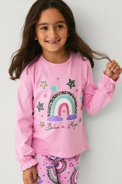 Ellos Collection Langærmet top med tryk