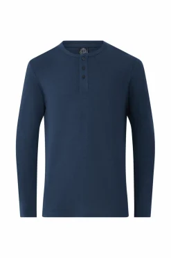 Ellos Collection Langærmet t-shirt med knaplukning