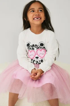 Ellos Collection Langærmet top med tryk