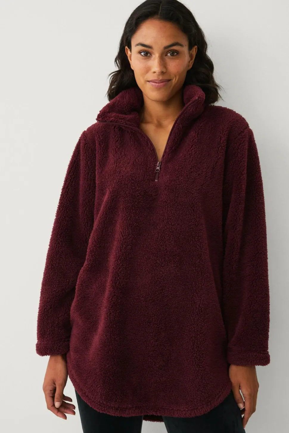 Ellos Collection Lang trøje i pile