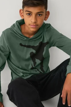 Ellos Collection Langærmet t-shirt med hætte