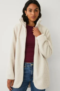 Ellos Collection Lang fleecejakke